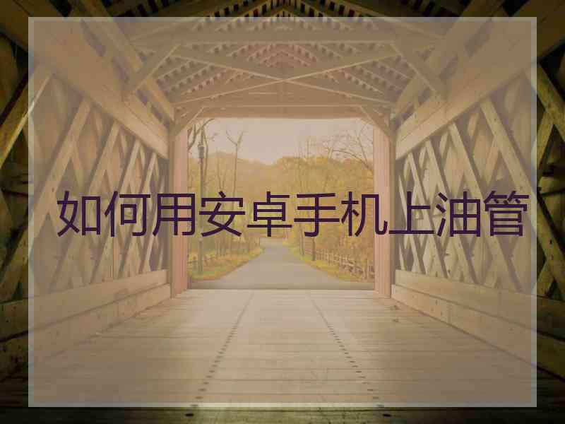 如何用安卓手机上油管